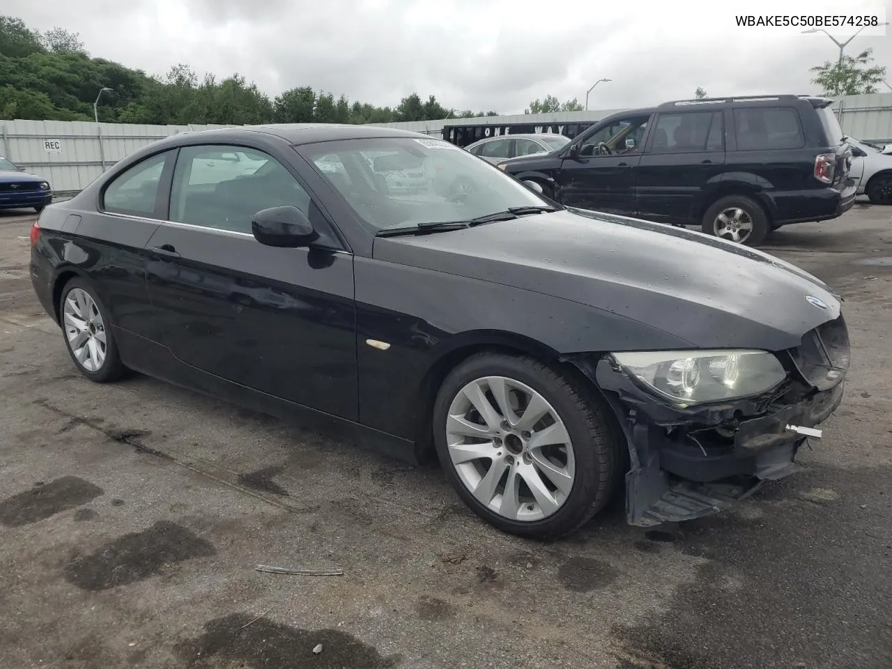 2011 BMW 328 I Sulev VIN: WBAKE5C50BE574258 Lot: 65840374