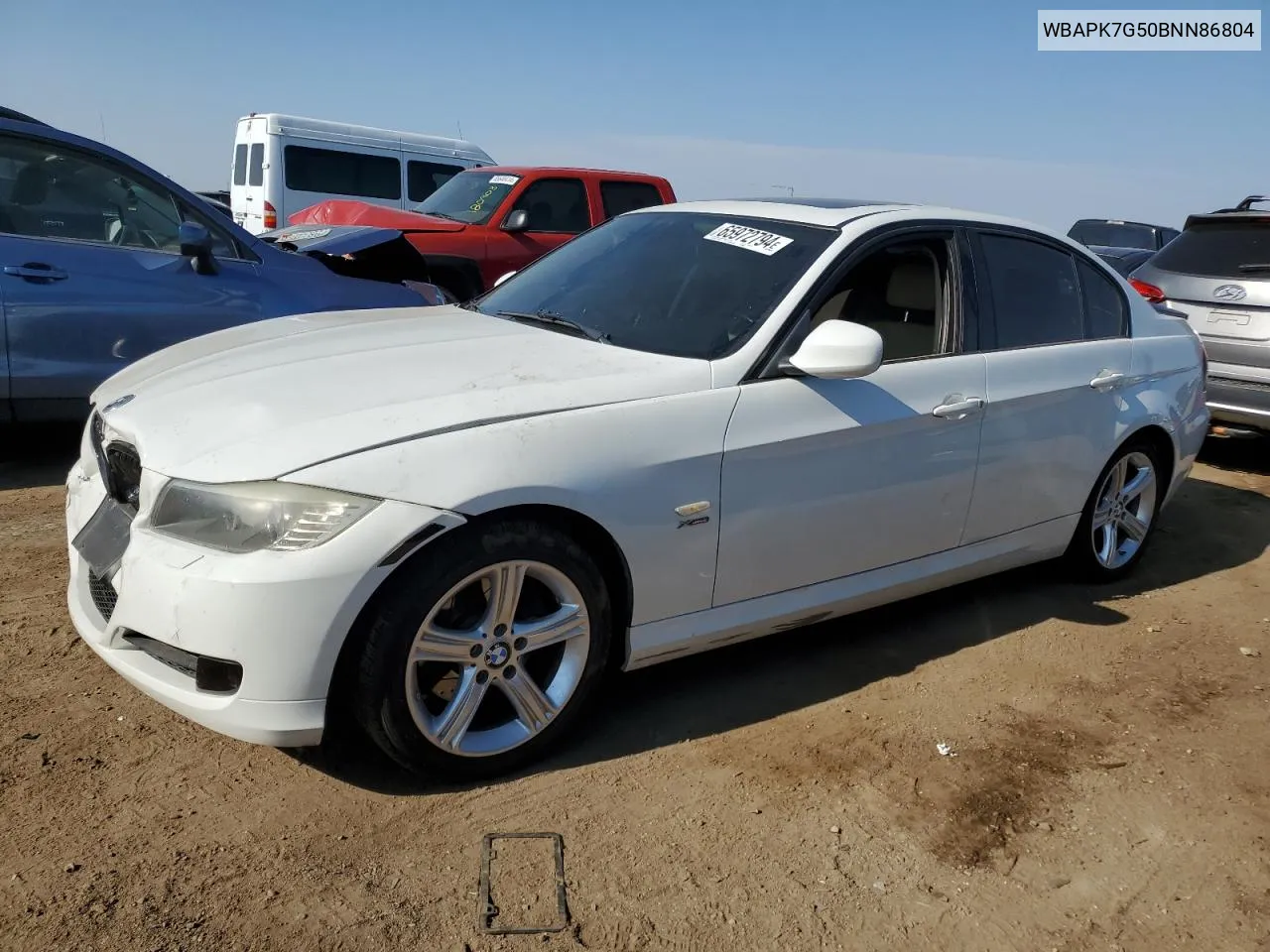 WBAPK7G50BNN86804 2011 BMW 328 Xi