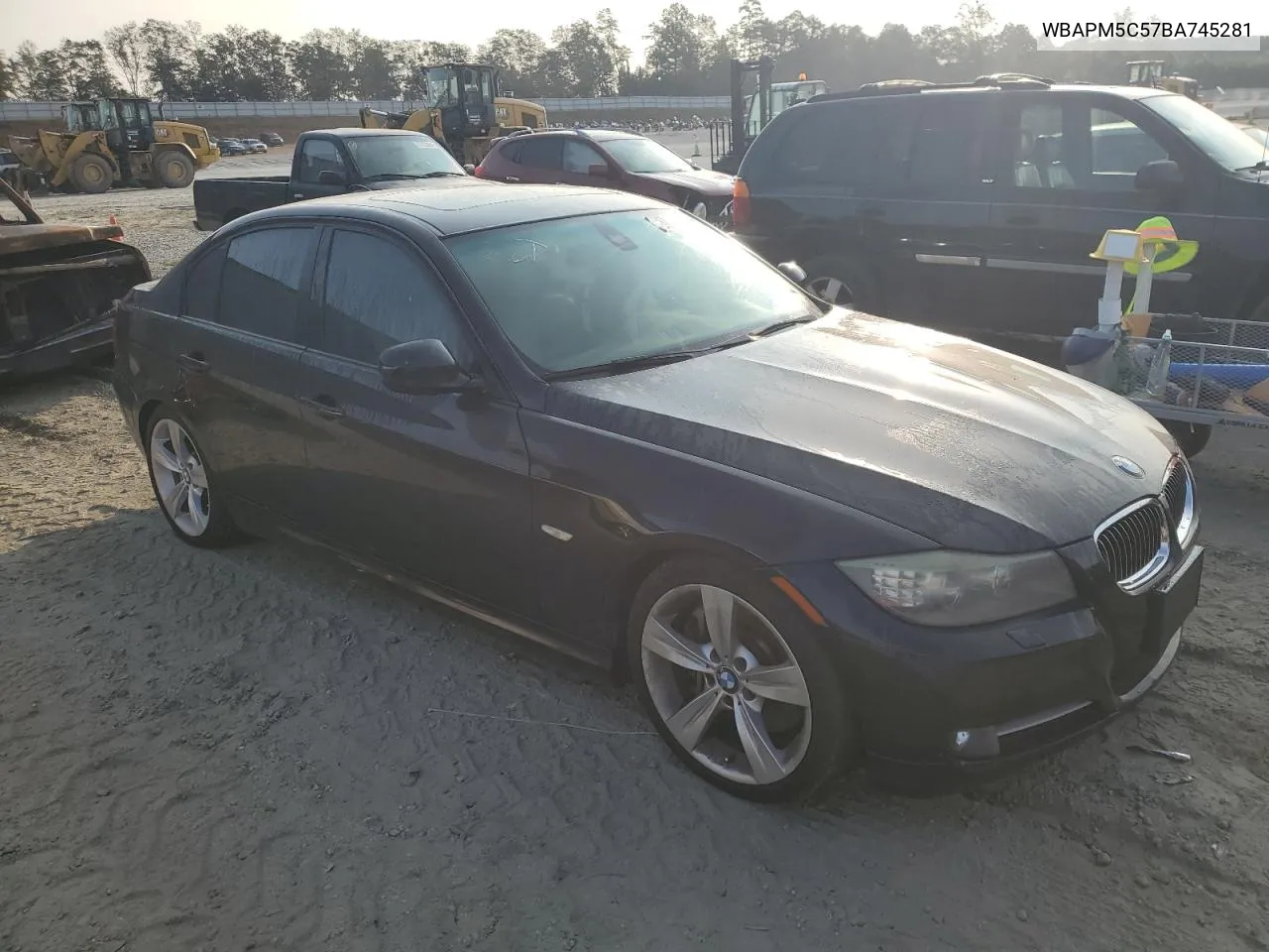 2011 BMW 335 I VIN: WBAPM5C57BA745281 Lot: 70972144