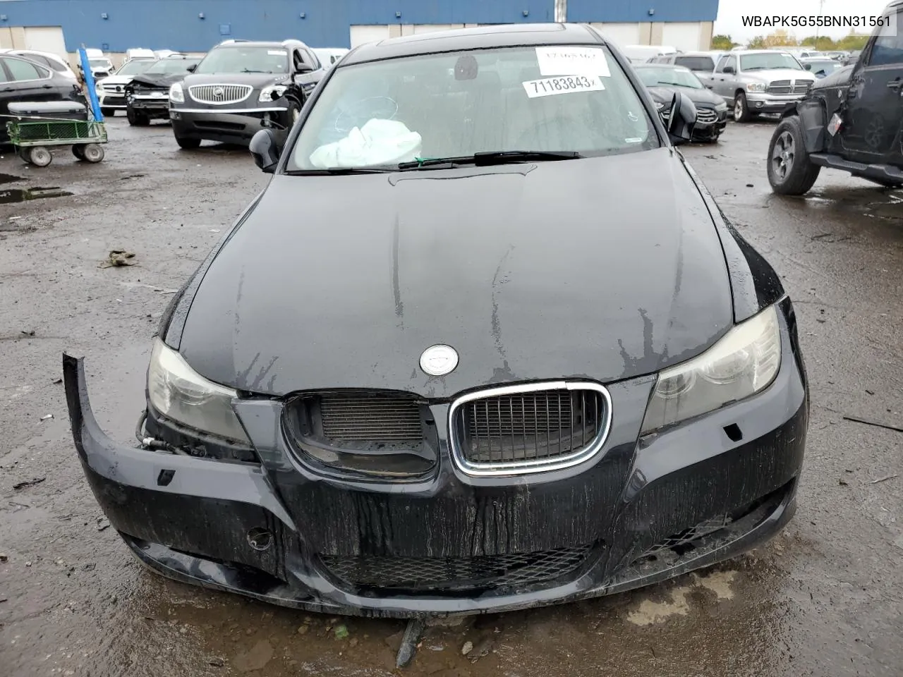 2011 BMW 328 Xi Sulev VIN: WBAPK5G55BNN31561 Lot: 71183843