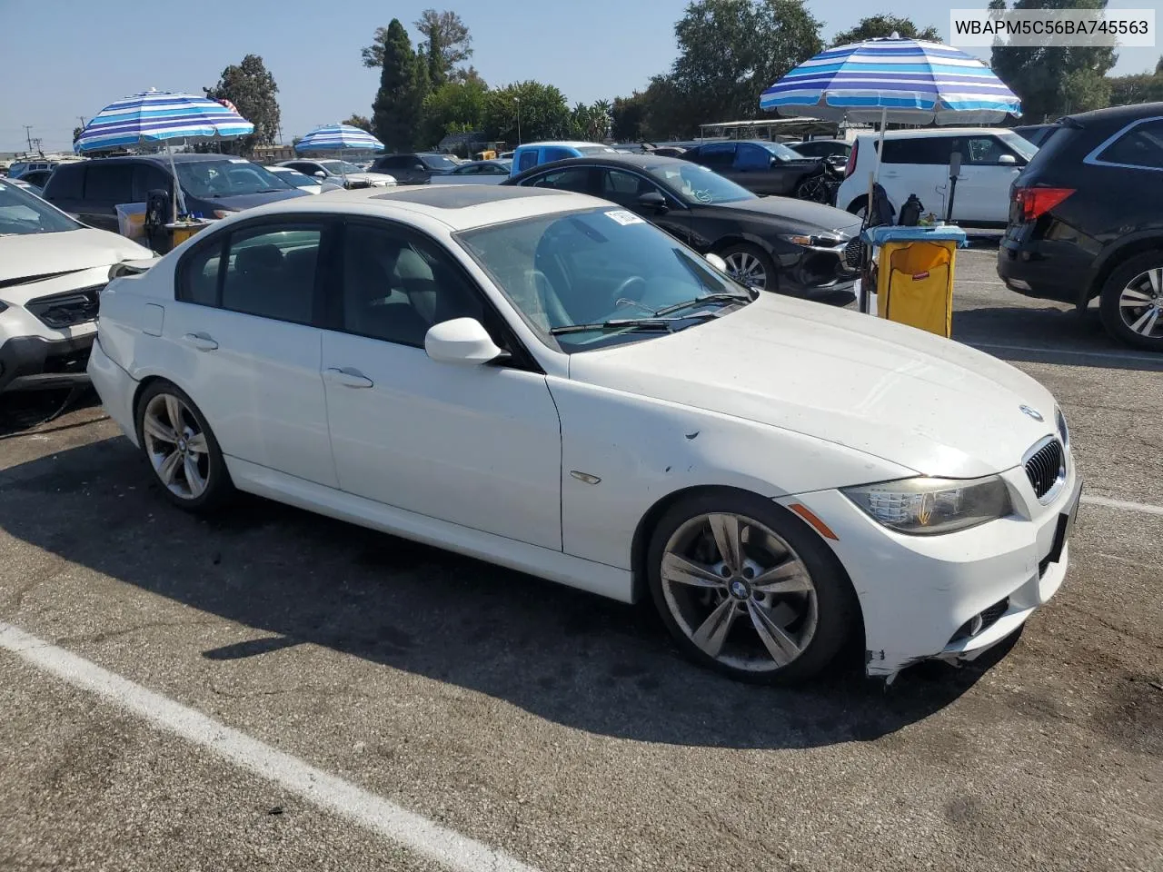 2011 BMW 335 I VIN: WBAPM5C56BA745563 Lot: 71963644