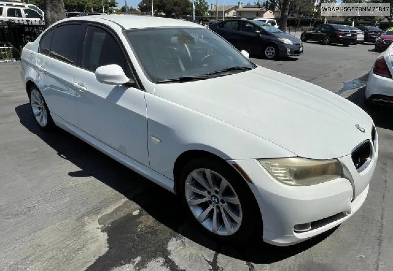 2011 BMW 328 I Sulev VIN: WBAPH5G57BNM75847 Lot: 72478754