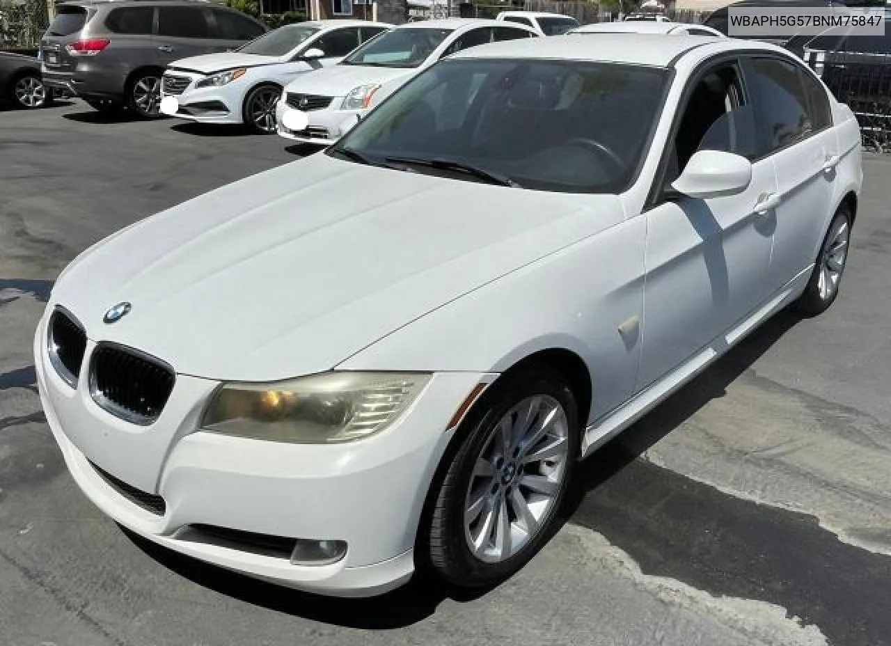 2011 BMW 328 I Sulev VIN: WBAPH5G57BNM75847 Lot: 72478754