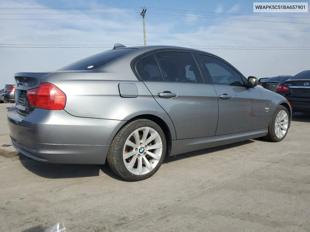 2011 BMW 328 Xi Sulev VIN: WBAPK5C51BA657901 Lot: 72751004