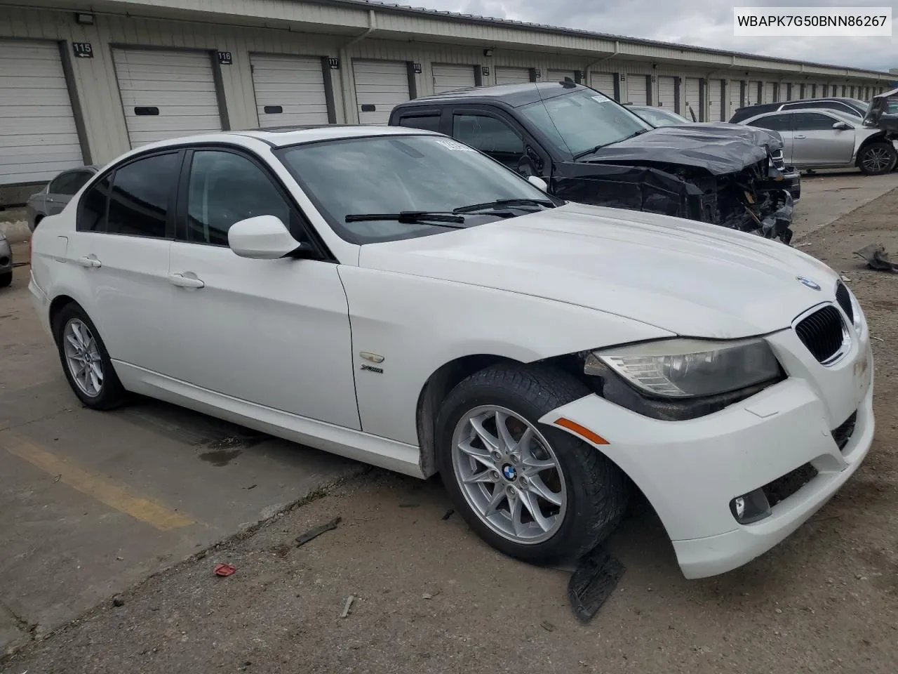 2011 BMW 328 Xi VIN: WBAPK7G50BNN86267 Lot: 72954904