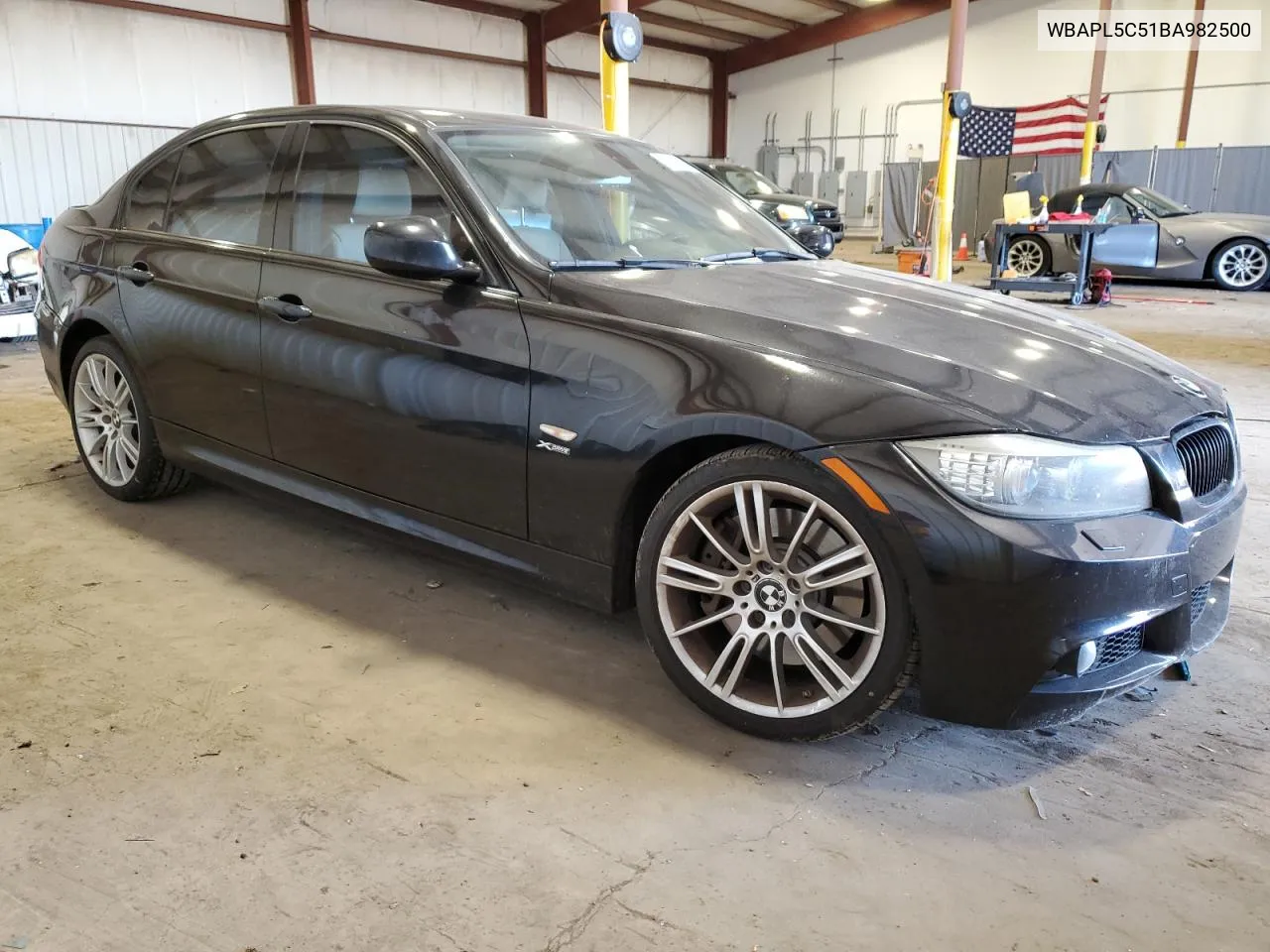 2011 BMW 335 Xi VIN: WBAPL5C51BA982500 Lot: 75250314