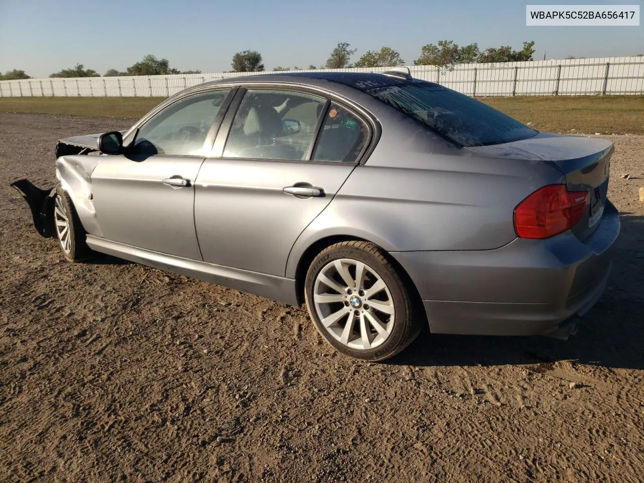 2011 BMW 328 Xi Sulev VIN: WBAPK5C52BA656417 Lot: 77049074