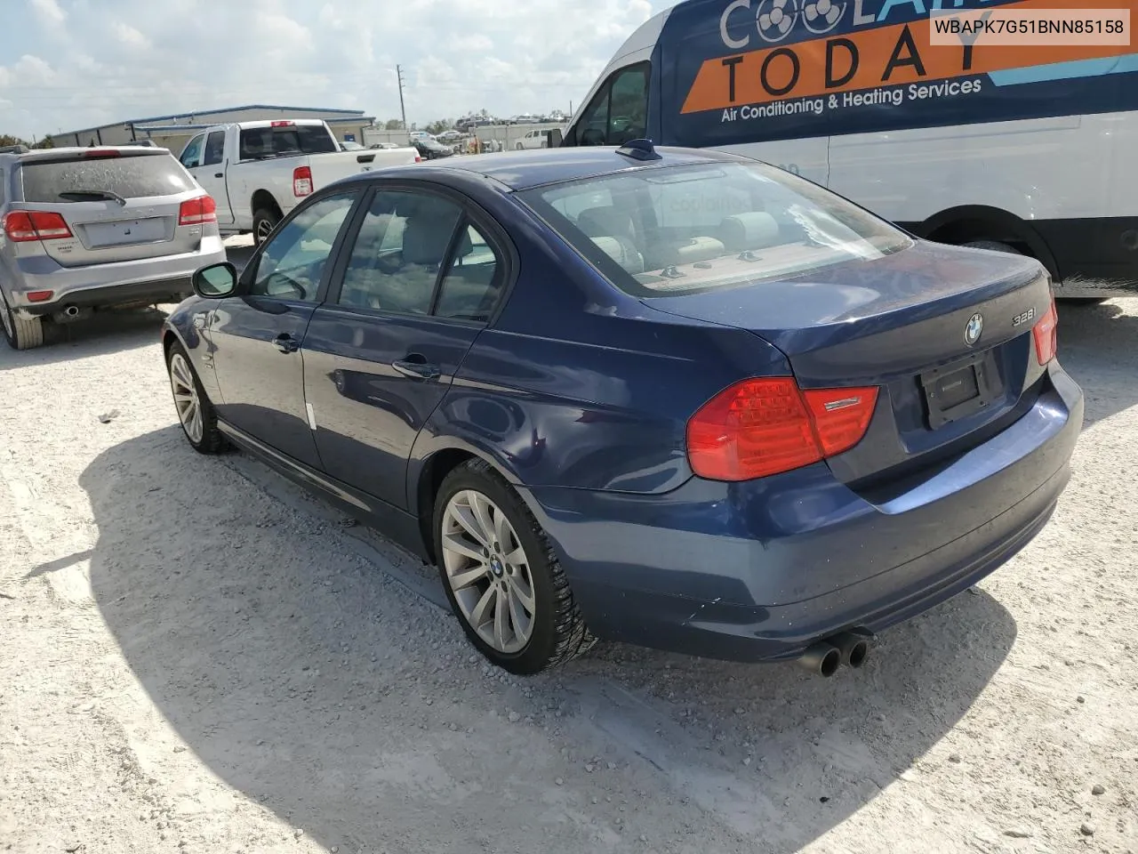 2011 BMW 328 Xi VIN: WBAPK7G51BNN85158 Lot: 77259134