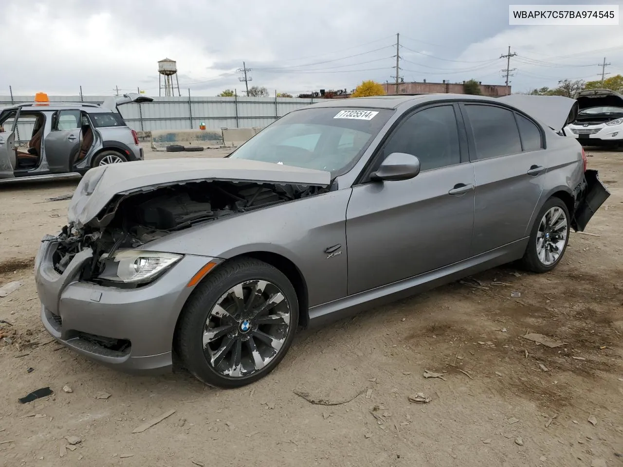 2011 BMW 328 Xi VIN: WBAPK7C57BA974545 Lot: 77325514