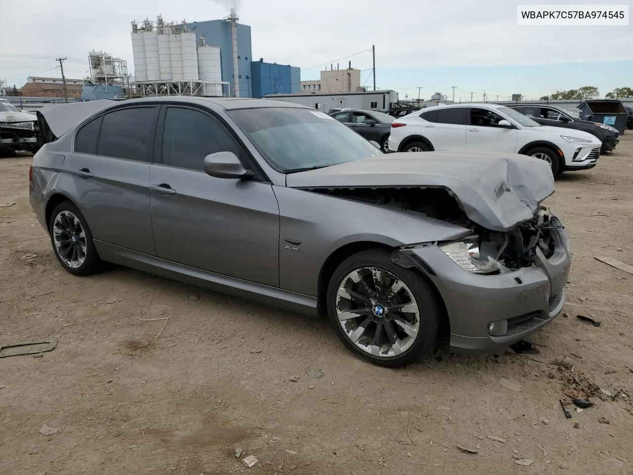 2011 BMW 328 Xi VIN: WBAPK7C57BA974545 Lot: 77325514