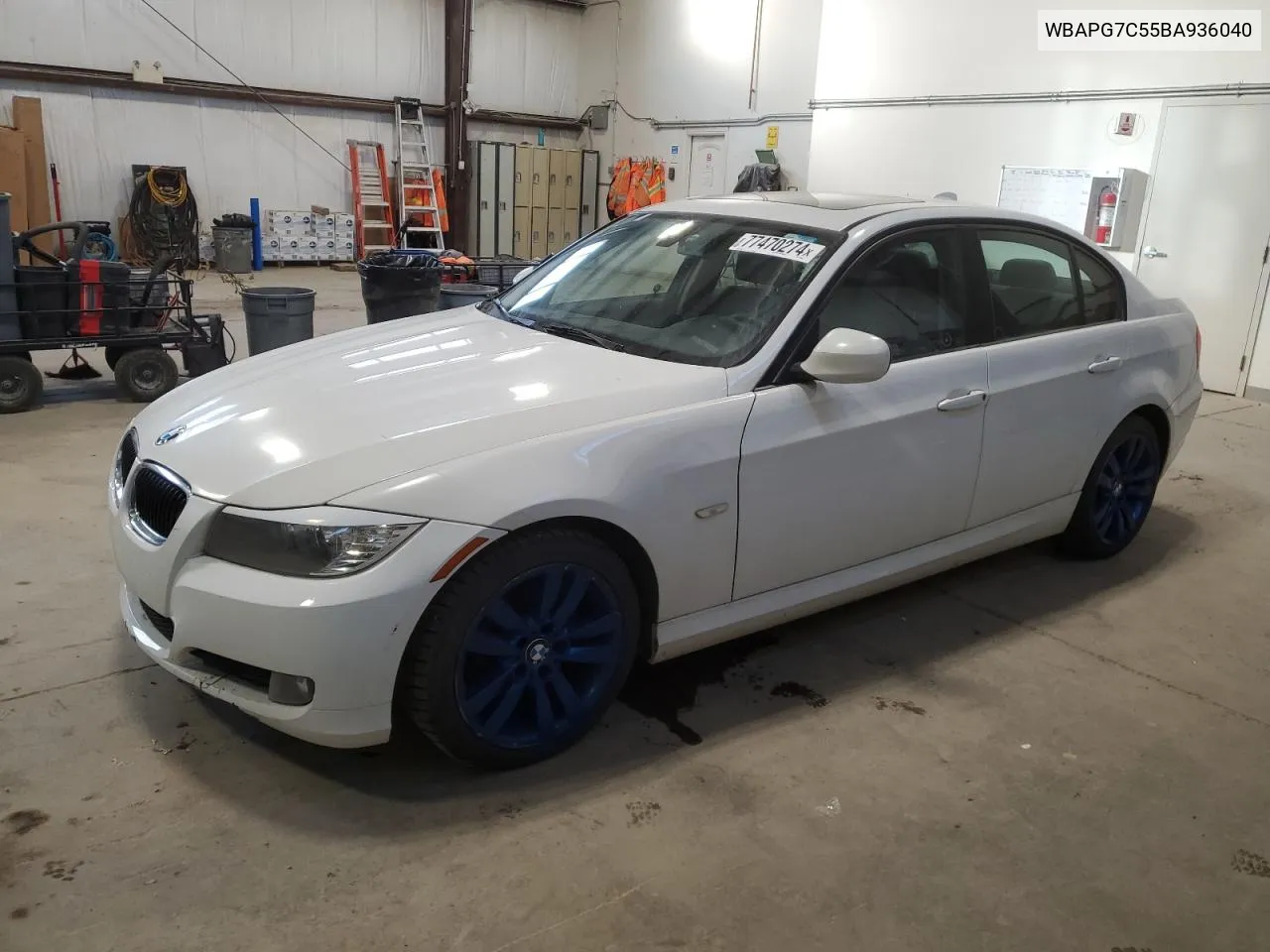 2011 BMW 323 I VIN: WBAPG7C55BA936040 Lot: 77470274