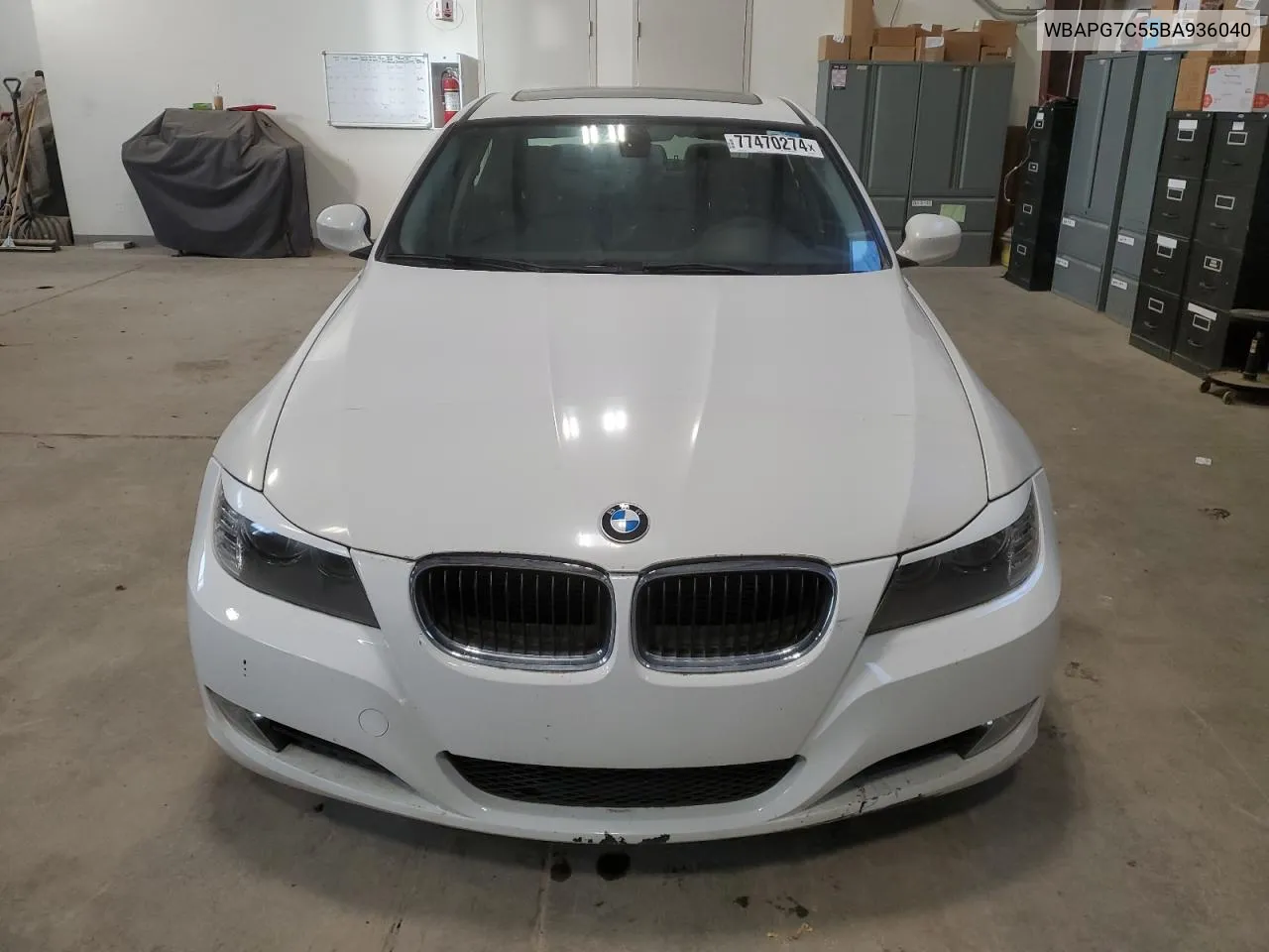 2011 BMW 323 I VIN: WBAPG7C55BA936040 Lot: 77470274