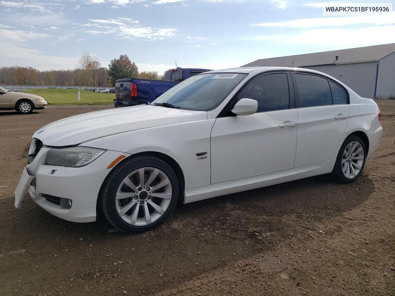 2011 BMW 328 Xi VIN: WBAPK7C51BF195936 Lot: 77668894