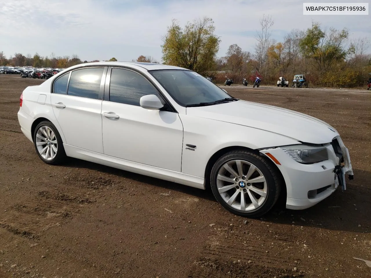 2011 BMW 328 Xi VIN: WBAPK7C51BF195936 Lot: 77668894