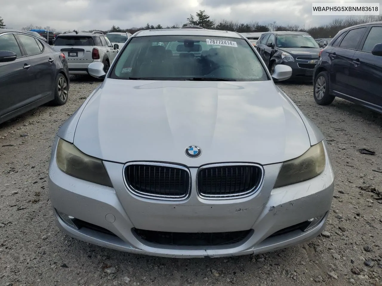 2011 BMW 328 I Sulev VIN: WBAPH5G5XBNM83618 Lot: 78772414