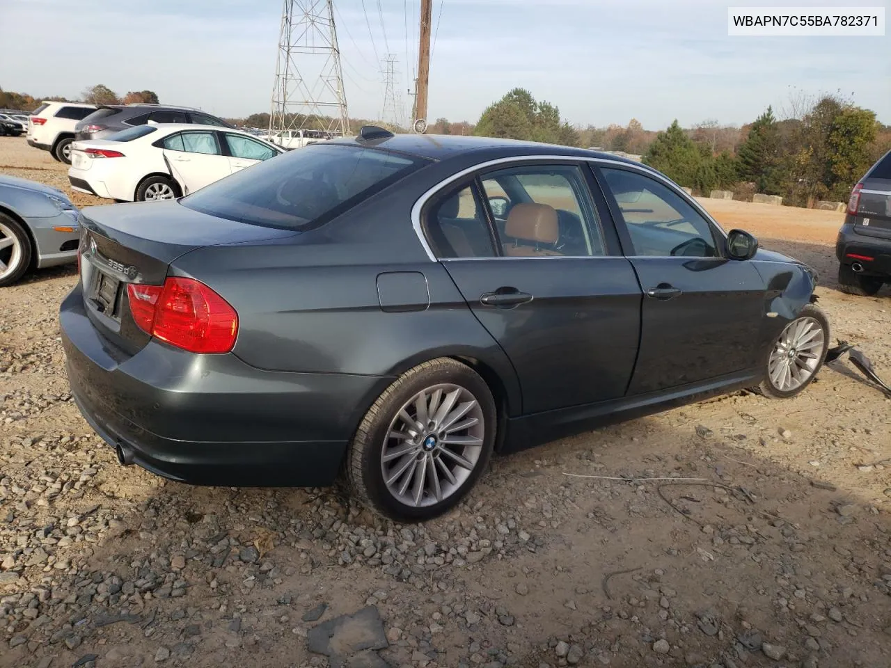 2011 BMW 335 D VIN: WBAPN7C55BA782371 Lot: 79358954