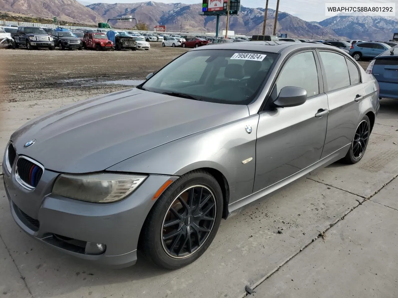 2011 BMW 328 I VIN: WBAPH7C58BA801292 Lot: 79581924