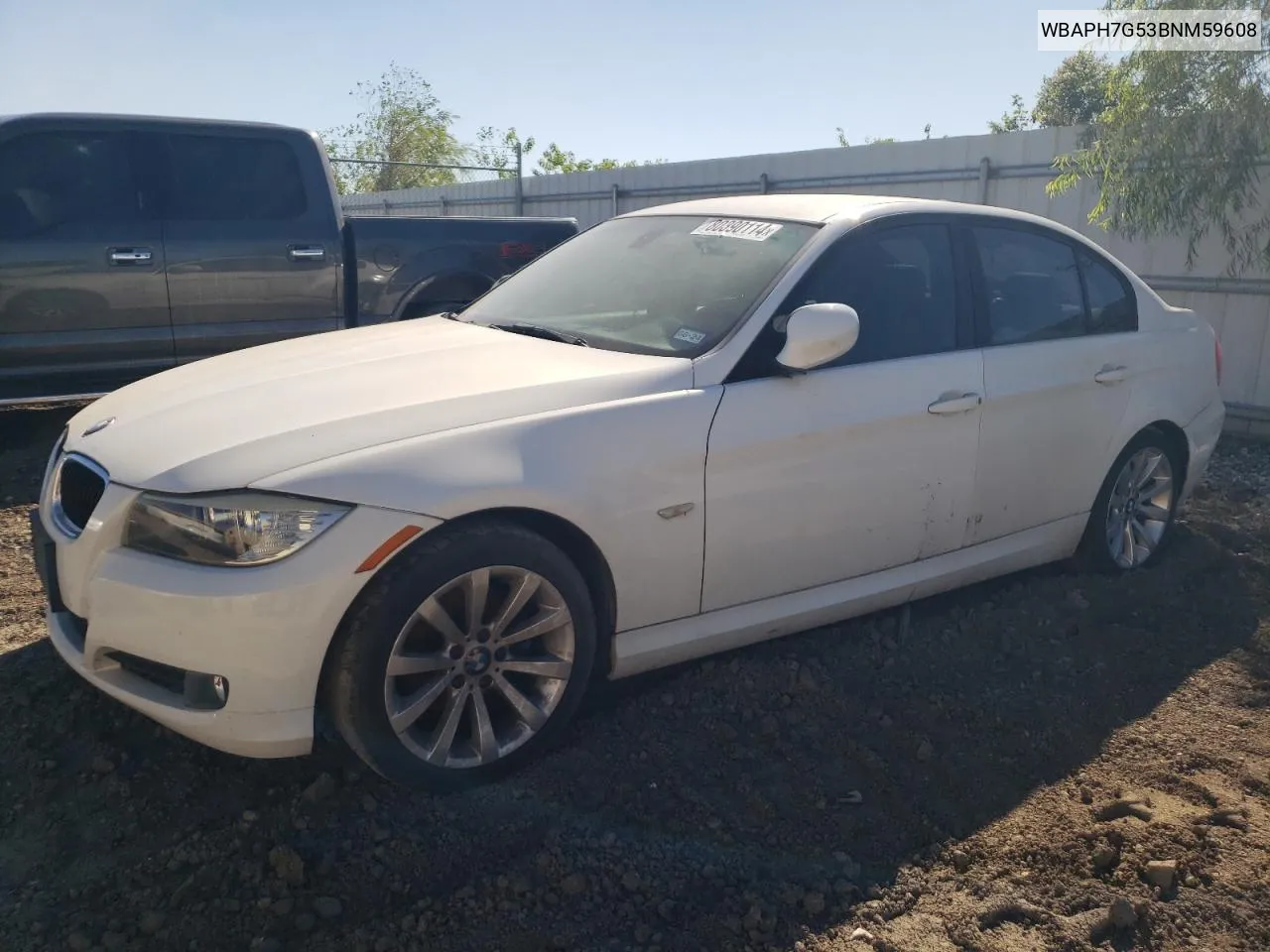 2011 BMW 328 I VIN: WBAPH7G53BNM59608 Lot: 80390114