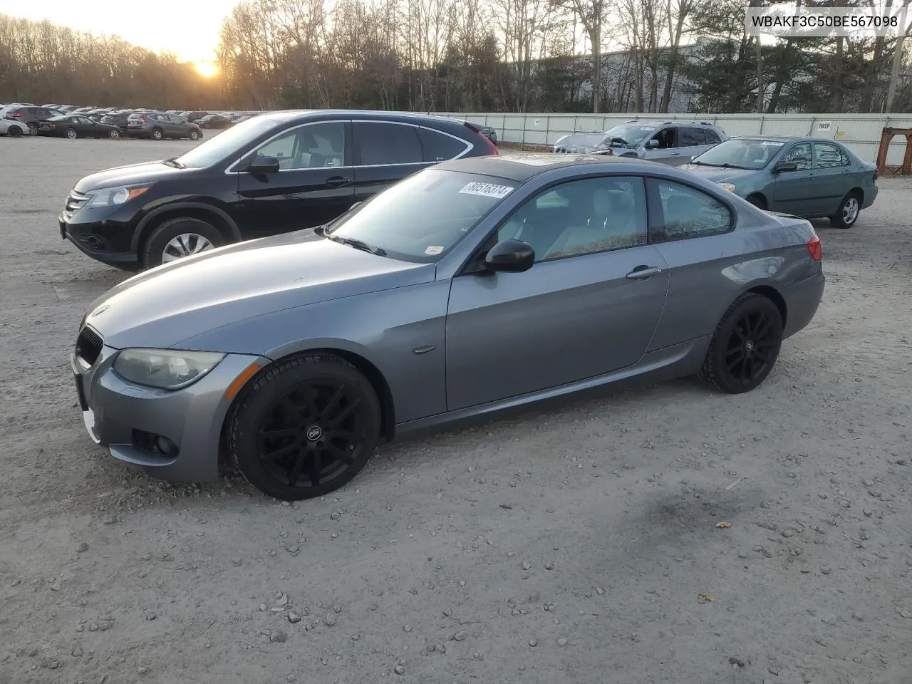 2011 BMW 328 Xi VIN: WBAKF3C50BE567098 Lot: 80516374