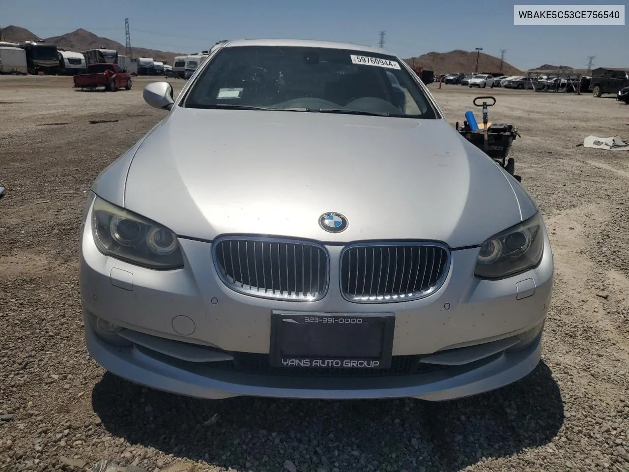 WBAKE5C53CE756540 2012 BMW 328 I Sulev