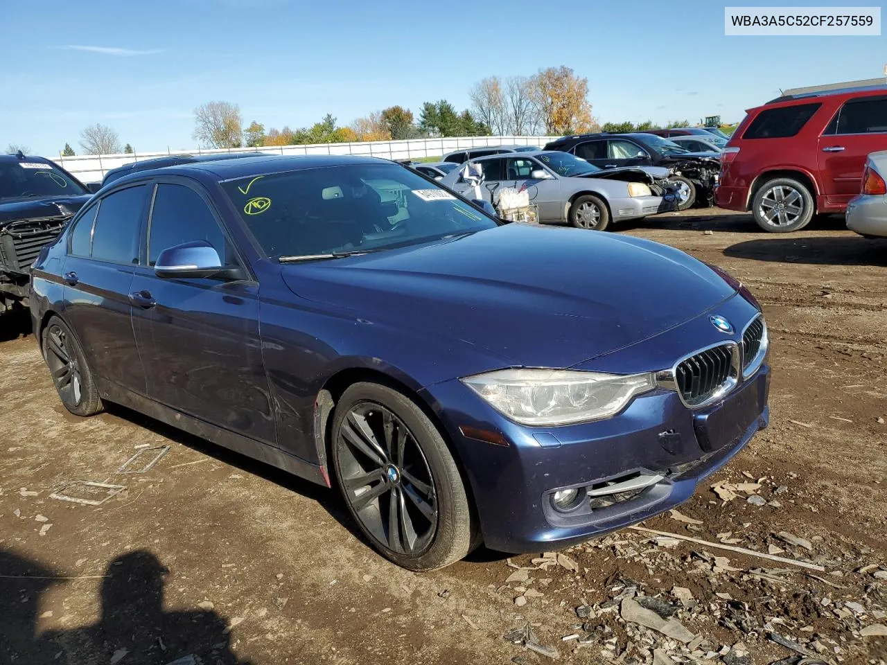 2012 BMW 328 I VIN: WBA3A5C52CF257559 Lot: 63797783