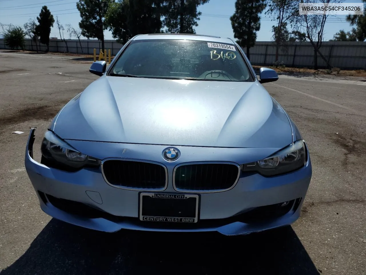 2012 BMW 328 I VIN: WBA3A5C54CF345206 Lot: 70319554