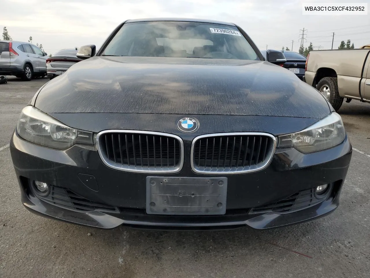 2012 BMW 328 I Sulev VIN: WBA3C1C5XCF432952 Lot: 72390284