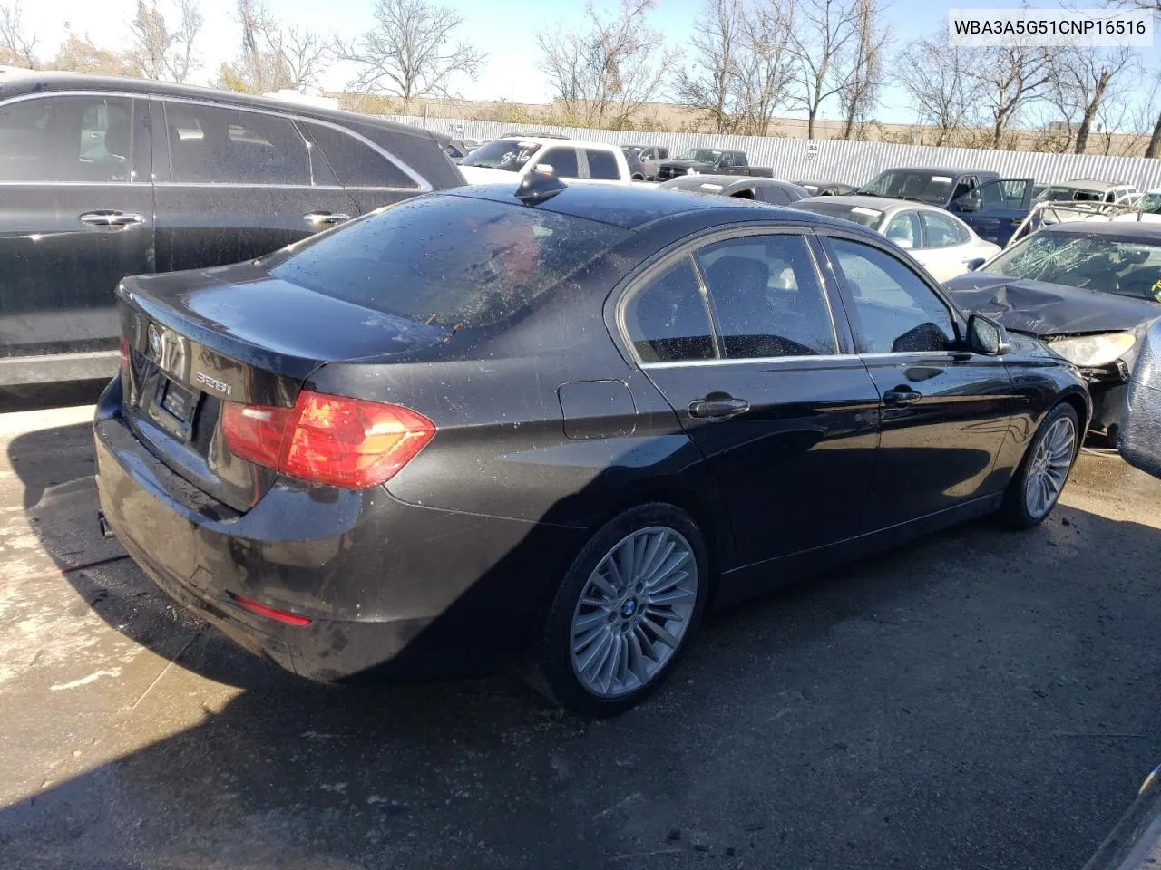 2012 BMW 328 I VIN: WBA3A5G51CNP16516 Lot: 74691933