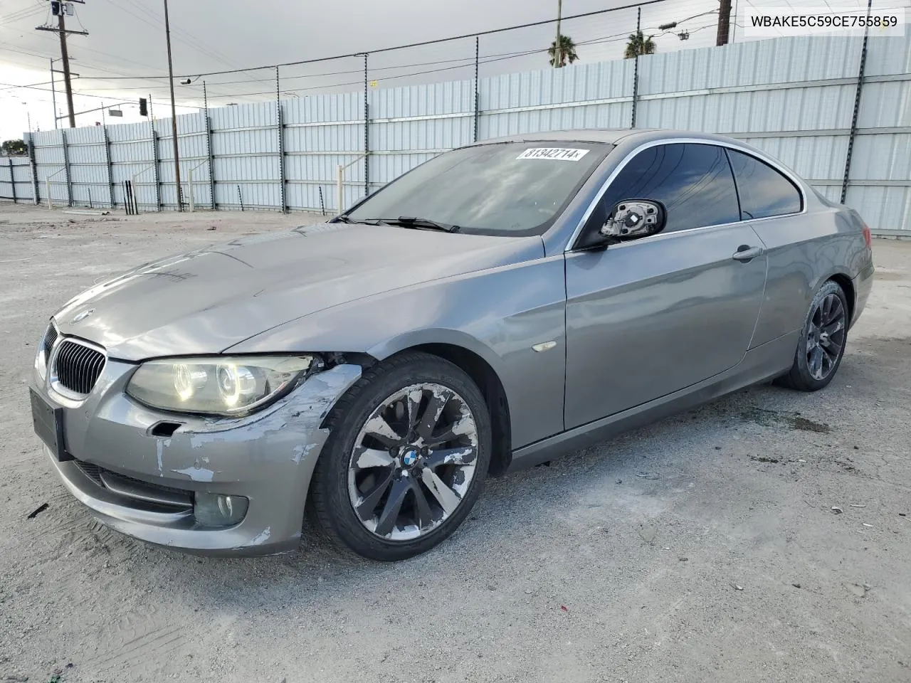 2012 BMW 328 I Sulev VIN: WBAKE5C59CE755859 Lot: 81342714