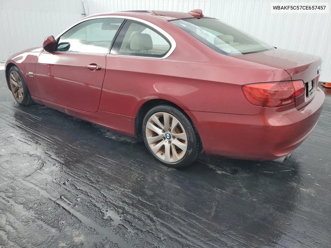 2012 BMW 328 Xi Sulev VIN: WBAKF5C57CE657457 Lot: 82828733