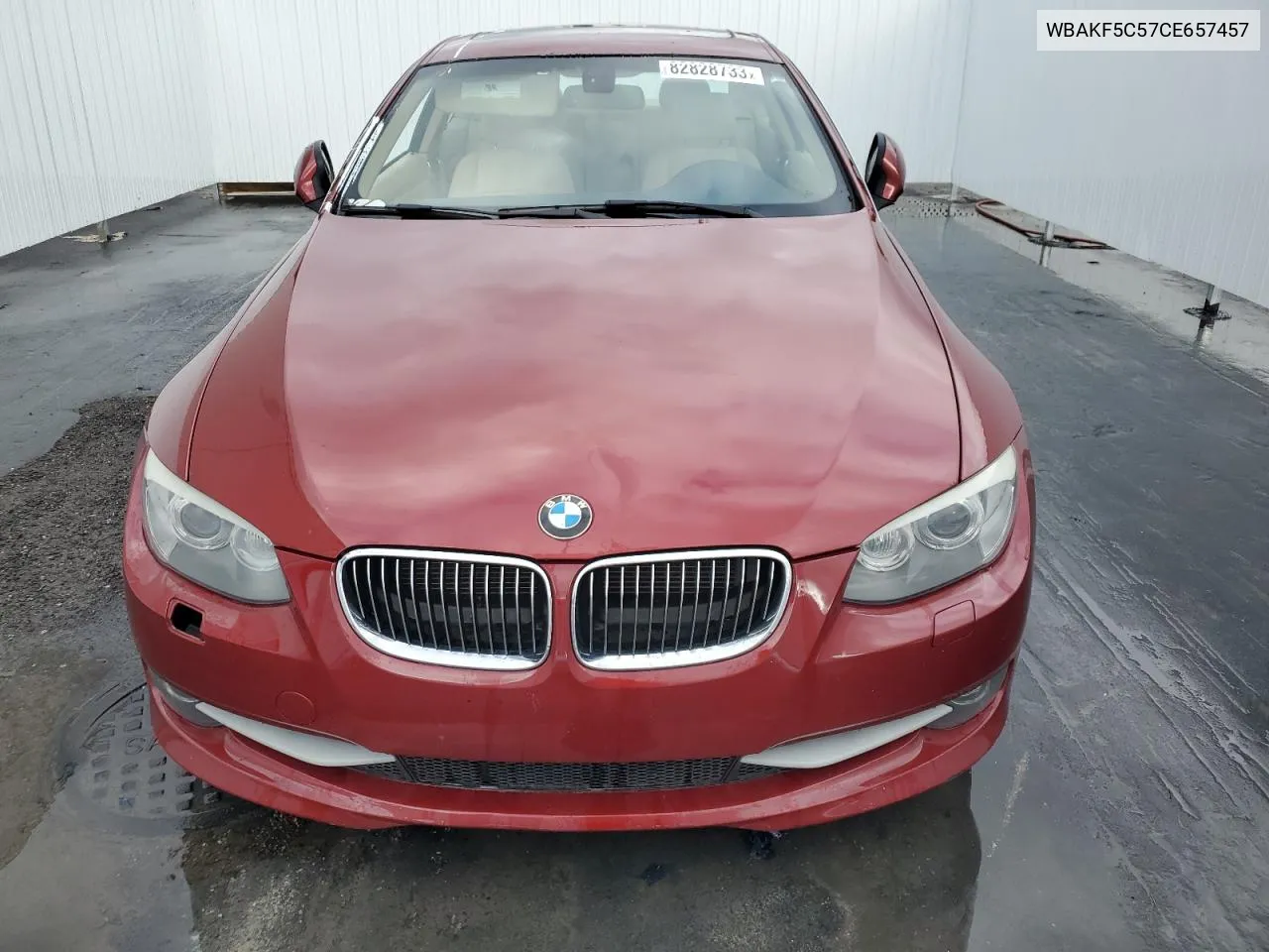 2012 BMW 328 Xi Sulev VIN: WBAKF5C57CE657457 Lot: 82828733