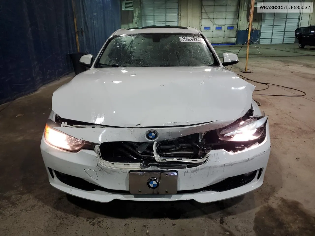 2013 BMW 328 Xi VIN: WBA3B3C51DF535032 Lot: 36826924