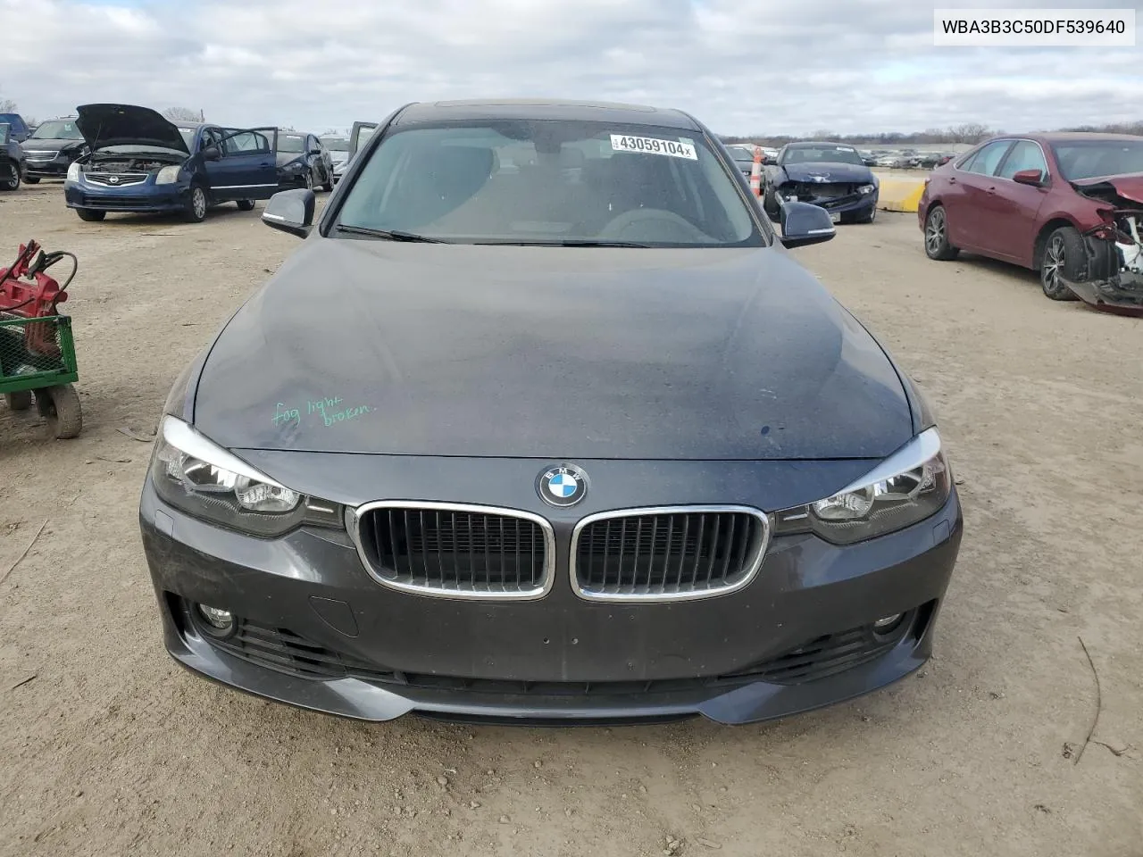 2013 BMW 328 Xi VIN: WBA3B3C50DF539640 Lot: 43059104