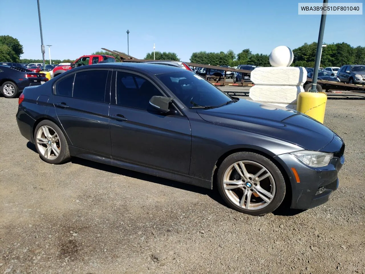 2013 BMW 335 Xi VIN: WBA3B9C51DF801040 Lot: 47968554