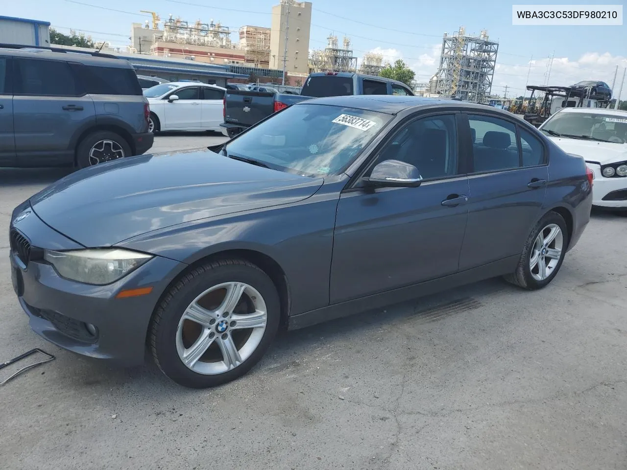 2013 BMW 320 I xDrive VIN: WBA3C3C53DF980210 Lot: 56383714