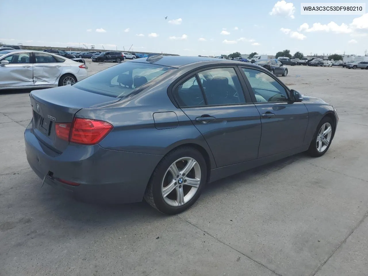 2013 BMW 320 I xDrive VIN: WBA3C3C53DF980210 Lot: 56383714