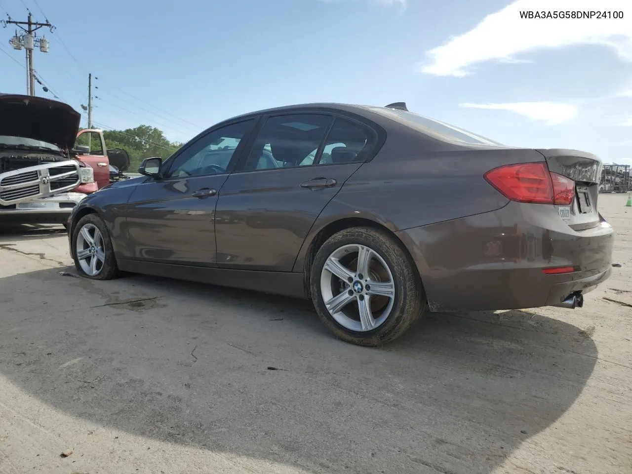 2013 BMW 328 I VIN: WBA3A5G58DNP24100 Lot: 56654474