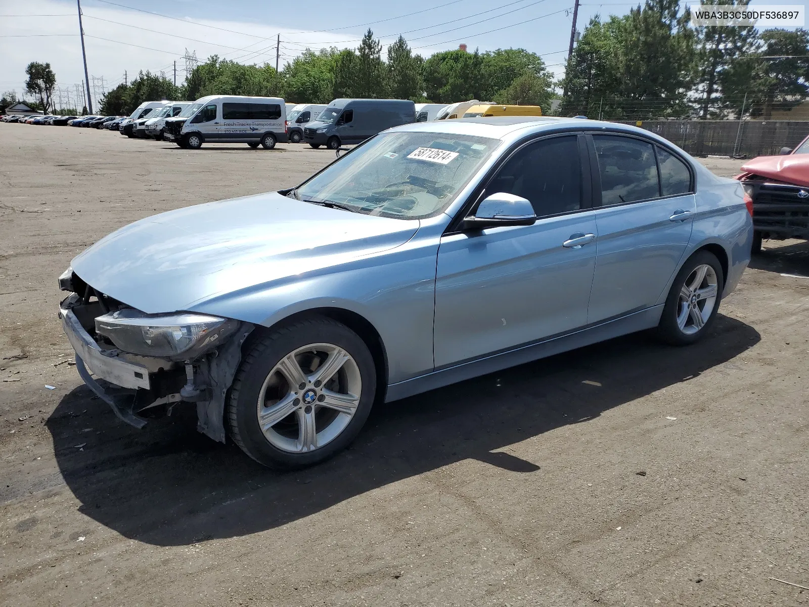 2013 BMW 328 Xi VIN: WBA3B3C50DF536897 Lot: 58712614