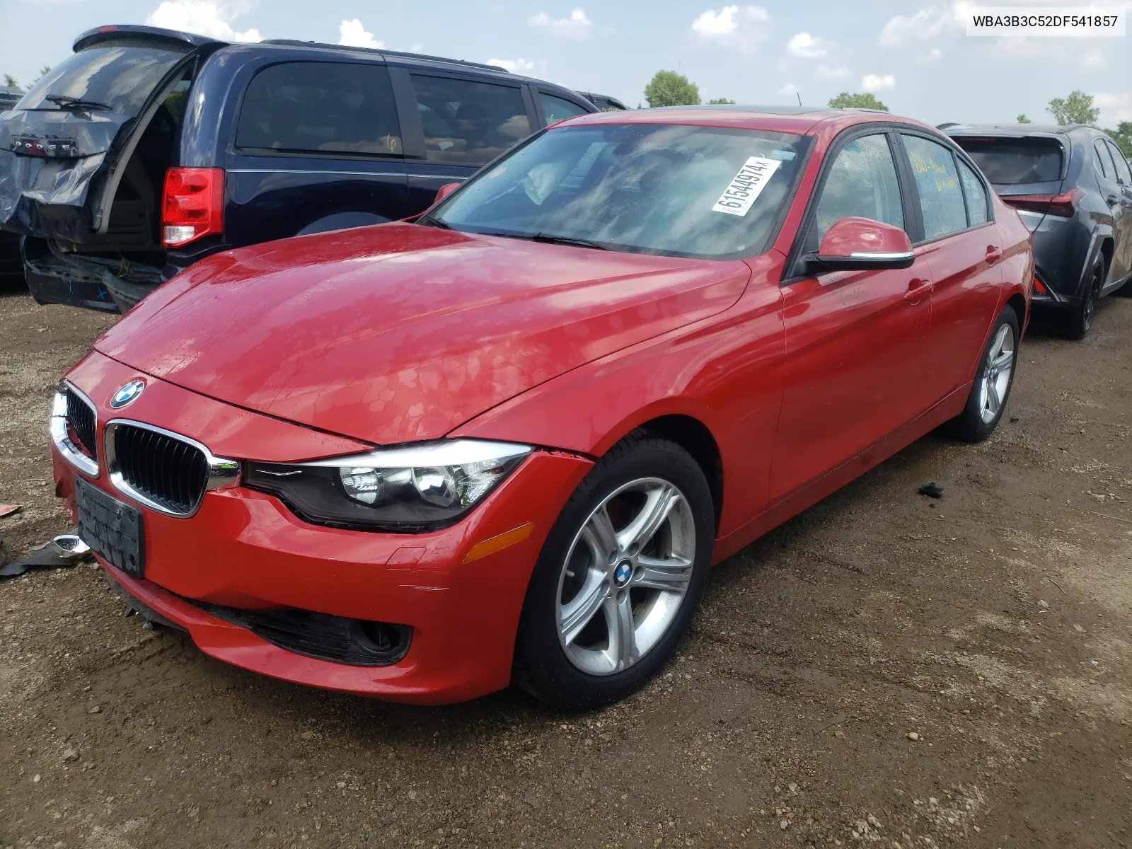 2013 BMW 328 Xi VIN: WBA3B3C52DF541857 Lot: 61544974