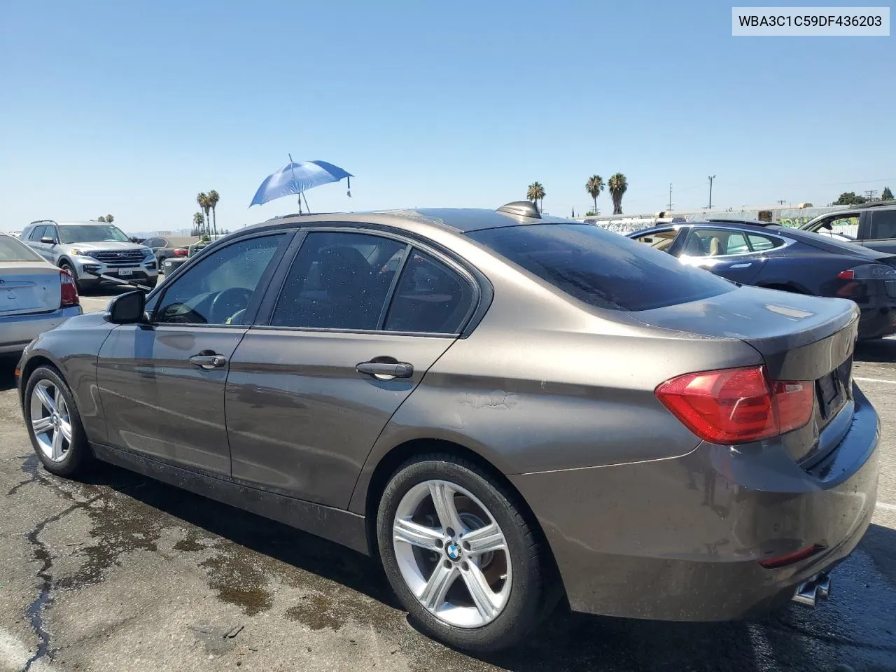 2013 BMW 328 I Sulev VIN: WBA3C1C59DF436203 Lot: 65428904