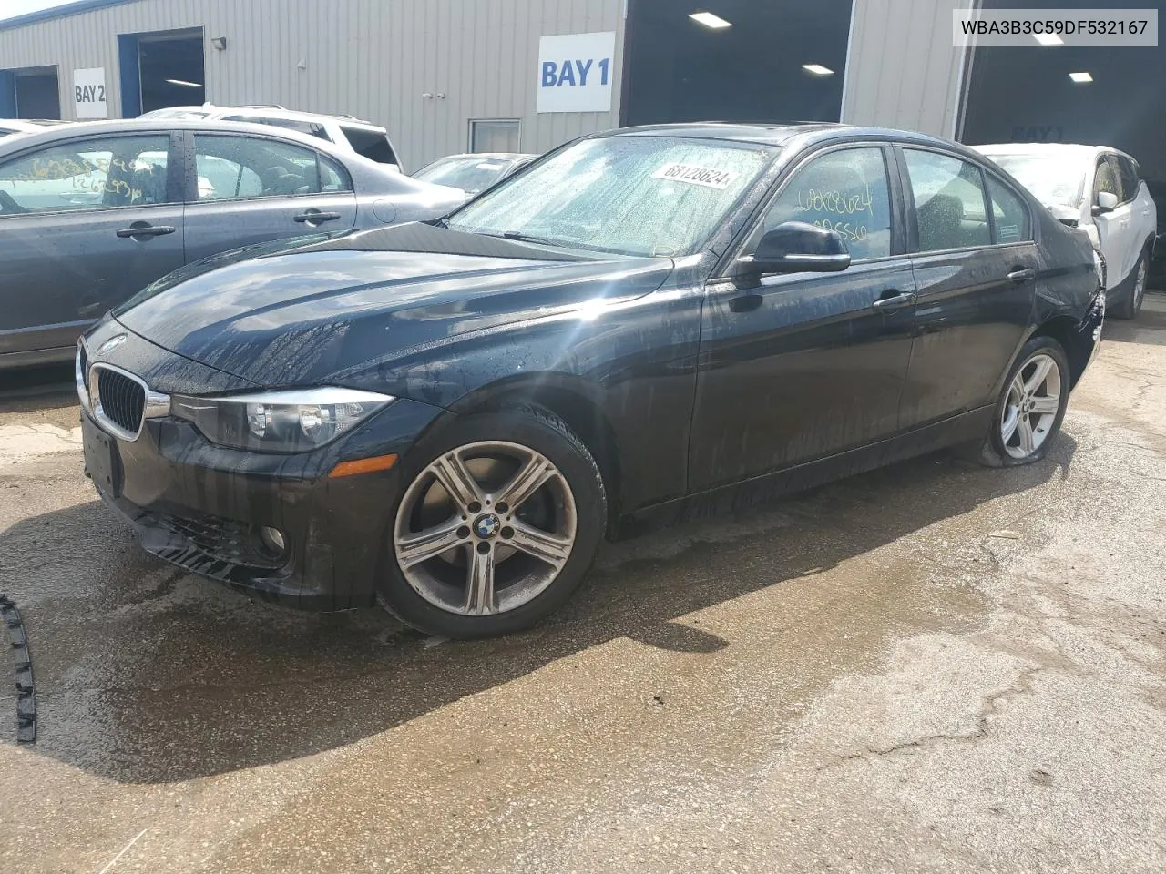 2013 BMW 328 Xi VIN: WBA3B3C59DF532167 Lot: 68128624