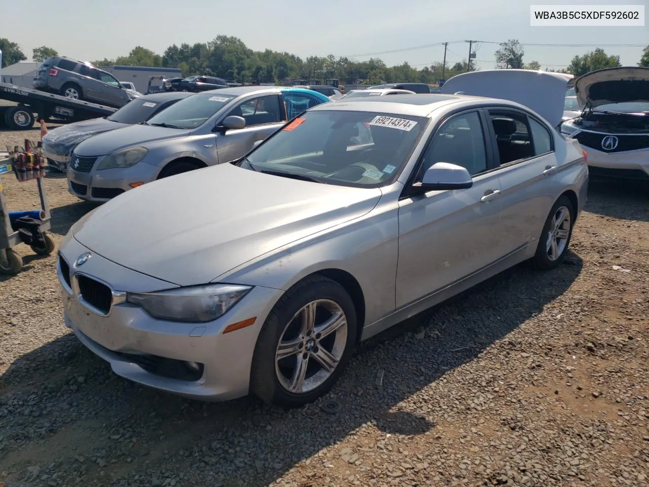 2013 BMW 328 Xi Sulev VIN: WBA3B5C5XDF592602 Lot: 69214374