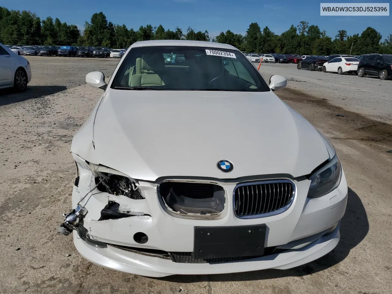 2013 BMW 328 I VIN: WBADW3C53DJ525396 Lot: 70002394