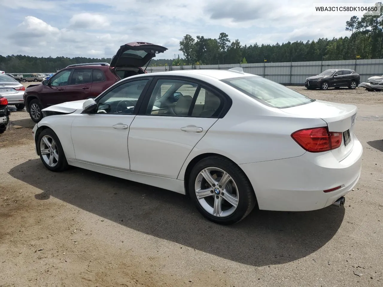 2013 BMW 328 I Sulev VIN: WBA3C1C58DK104650 Lot: 70045014