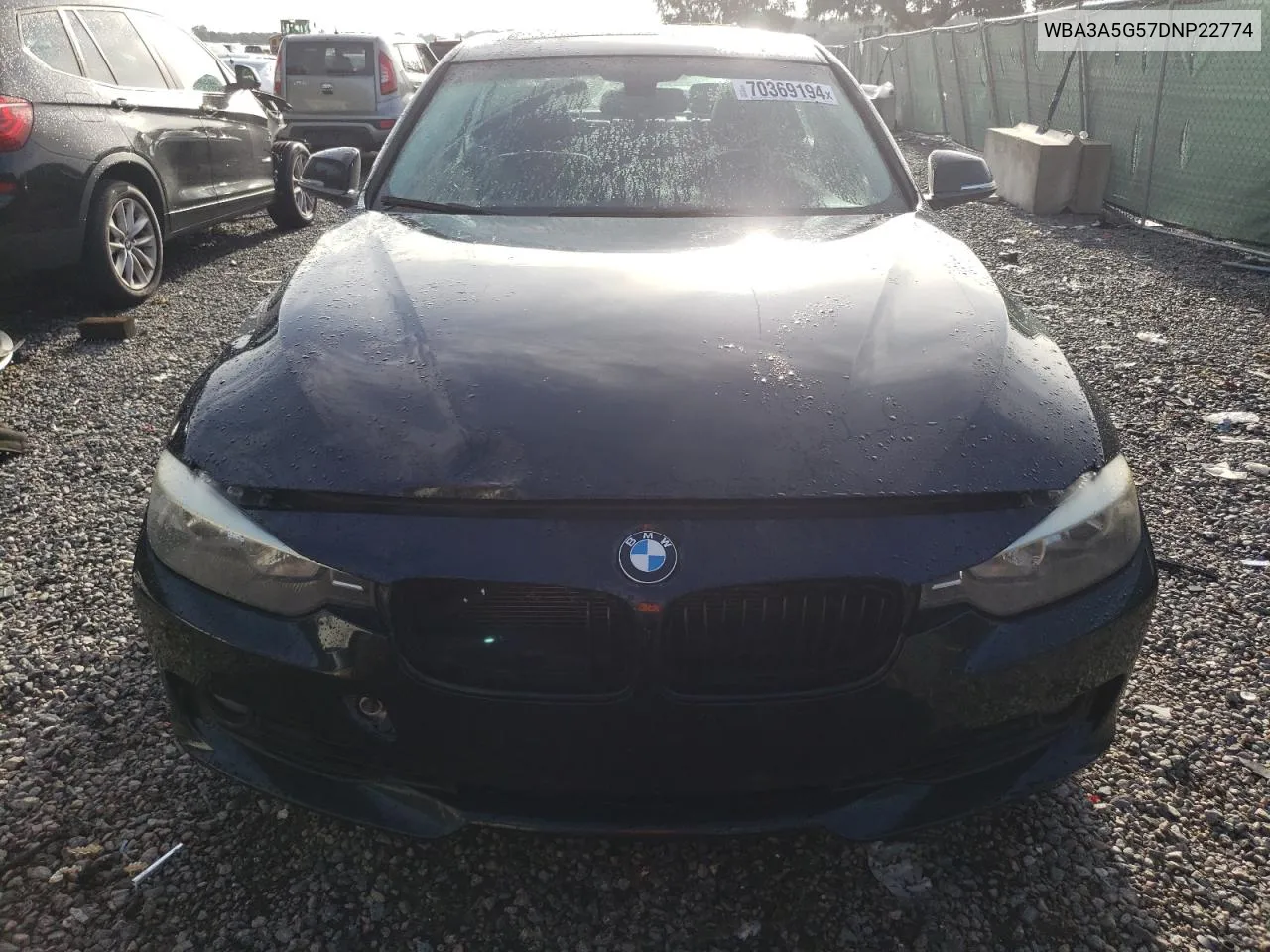 2013 BMW 328 I VIN: WBA3A5G57DNP22774 Lot: 70369194