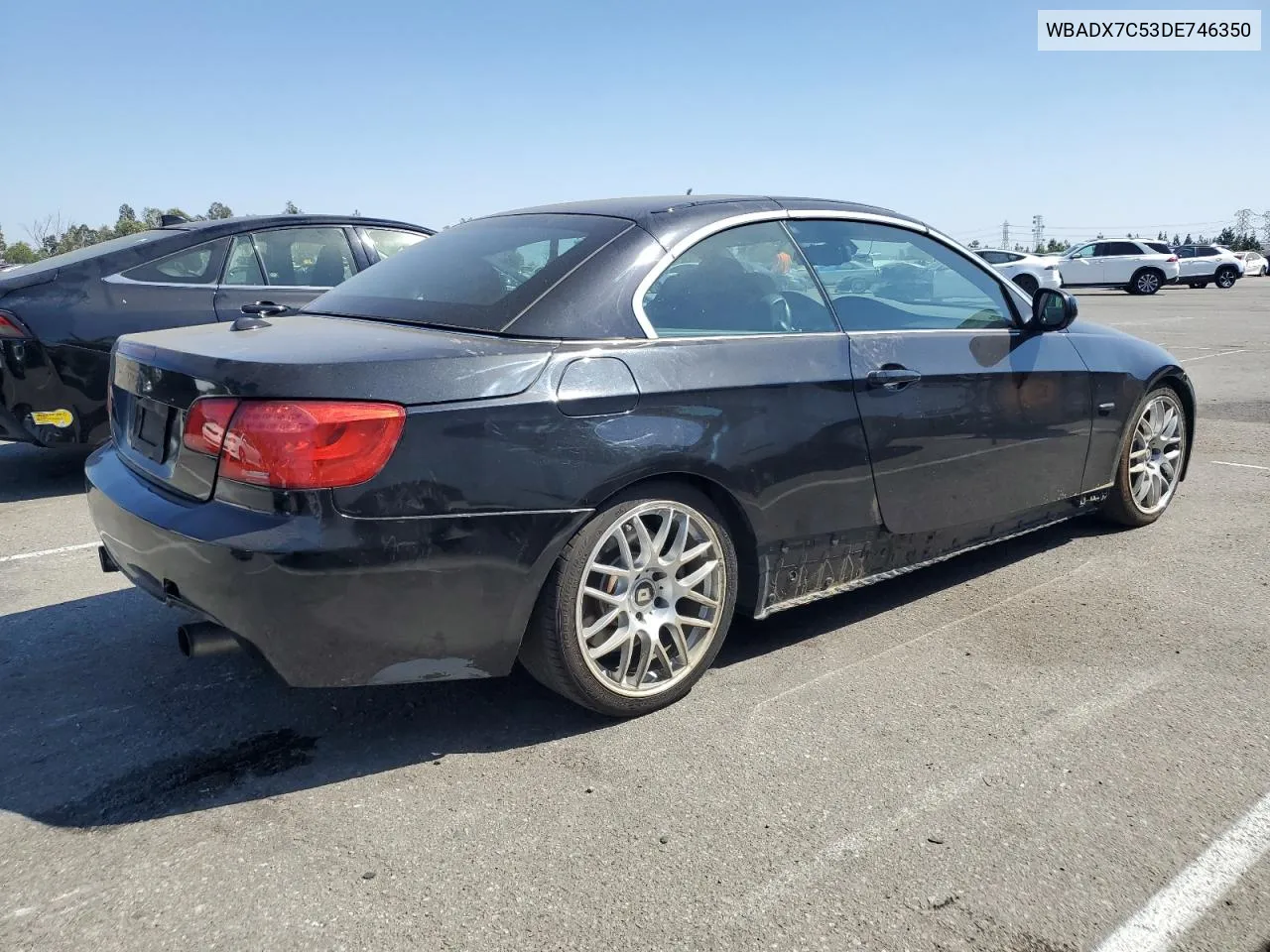 2013 BMW 335 I VIN: WBADX7C53DE746350 Lot: 72083864