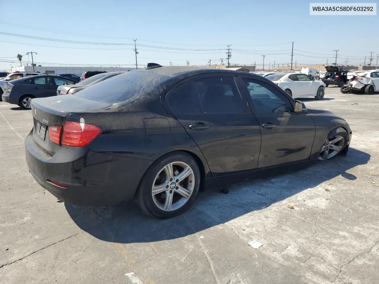 2013 BMW 328 I VIN: WBA3A5C58DF603292 Lot: 72843174