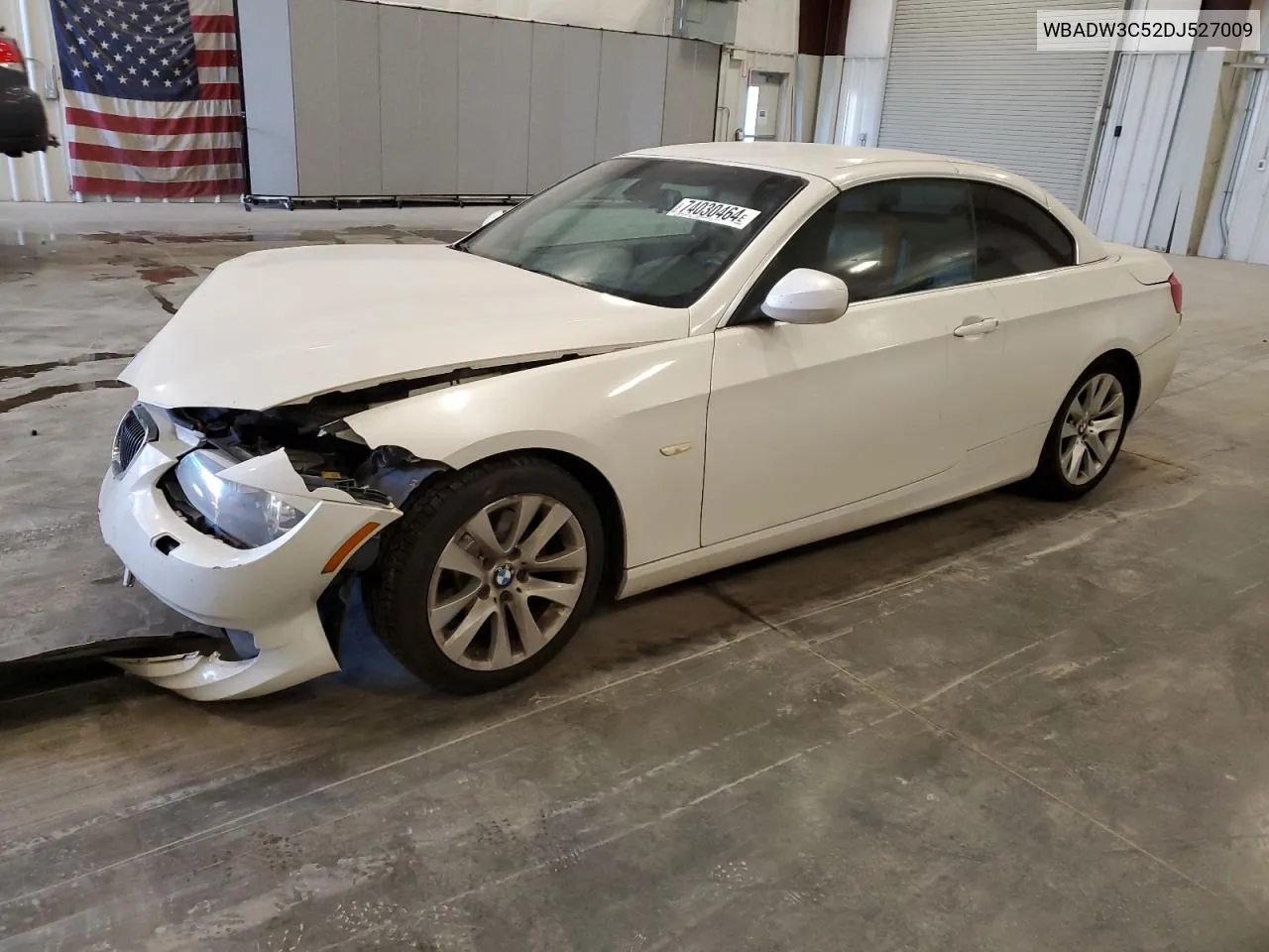 2013 BMW 328 I VIN: WBADW3C52DJ527009 Lot: 74030464