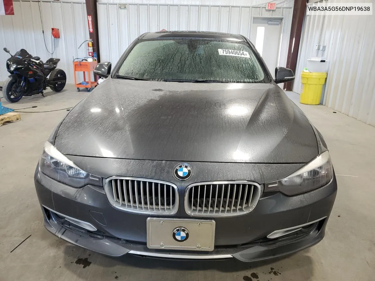 2013 BMW 328 I VIN: WBA3A5G56DNP19638 Lot: 75940654