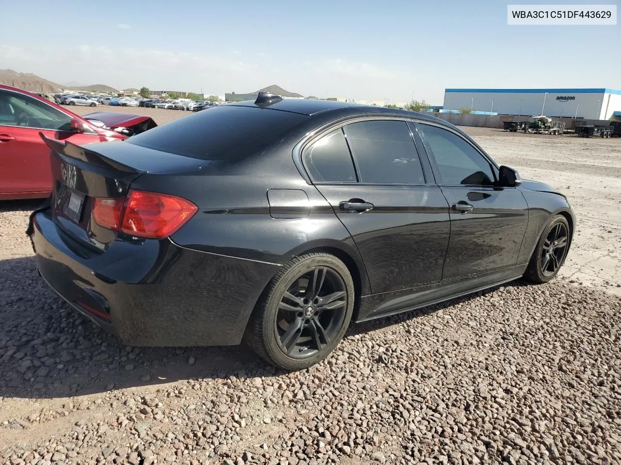 2013 BMW 328 I Sulev VIN: WBA3C1C51DF443629 Lot: 76614374